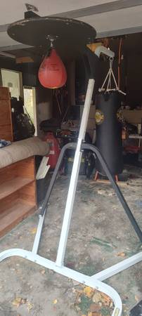 Everlast heavy bag and speed bag combo 1