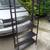 Black Metal Folding Bookshelf 58"x27-1/2"x12" 1 thumbnail