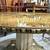 Ornate Pedestal High Coffee Table with Faux-Marble Top 7 thumbnail