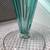 Blenko Art Glass Trumpet Vase Teal 5 thumbnail