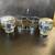 Vintage Libbey MCM Chrome Condiment Set: Glass Jars w/ Aluminum Lids 6 thumbnail