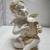 Glazed Ceramic Cherub Angel Decorative Statue - Playing Lyre 1 thumbnail