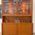 Vintage Danish Modern teak credenza w/sliding door hutch 4 thumbnail