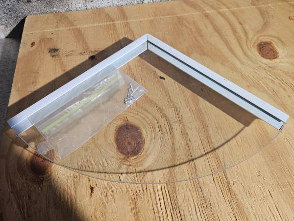 Glass Corner Shelf 1