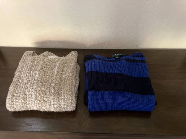 2 Extra Small Petite Lightly Worn Designer Sweaters Both For 1