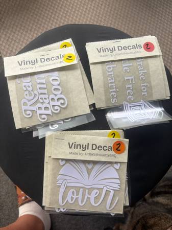 Book themed car decals 1