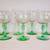 7 Wine Glasses Green Glow 3 thumbnail