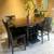 Solid Wood Counter‑Height Table & 4 Chairs with Storage Shelves 1 thumbnail