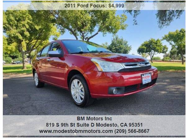 2011 FORD FOCUS - $4,999 (MODESTO)63619615310595121
