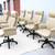 Classic Cabot Wrenn Caesar High Back Regency Taupe Leather Desk Chair 7 thumbnail