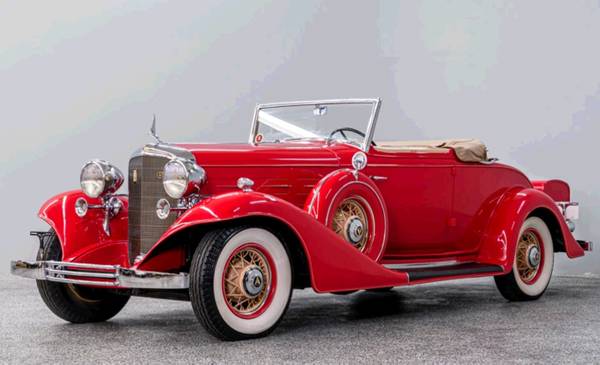 1933 Cadillac 355C V8 Convertible Coupe - Classic *AT AUCTION* 1