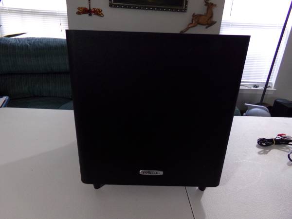 Polk Audio TL1600 Subwoofer Powered Sub Audiophile Bass Home Theater 1