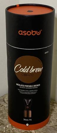 Brand New Asobu Coldbrew Portable (Copper) Cold Brew Coffee Maker 1