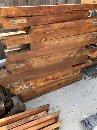 6 by 6in. 4ft. Cedar Deck posts 1