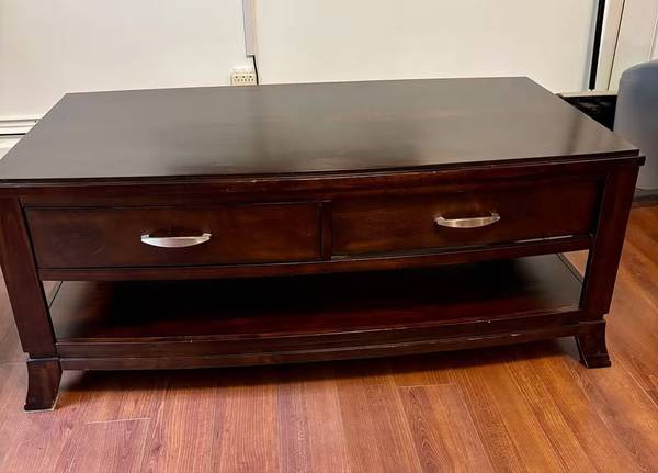 Solid Wood Coffee Table 1