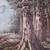 Emery Walton Vintage Forest Landscape Oil Painting Canvas Signed Large 4 thumbnail