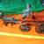 Antique Cast Iron FIREMAN With RED WAGON pulled by a Goat!! $45.00 Shi 1 thumbnail
