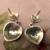 Sterling Silver Marcasite Heart Earrings 2 thumbnail