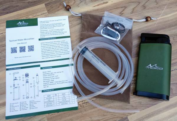 MoKo Portable Water Purifier Filter • NEW 1