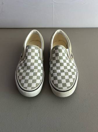 Vans Classic slip on checkerboard shoes 1