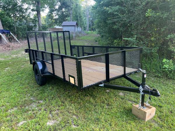 New 6x12 w/2’ expanded metal - $2,150 (Gautier)62925985103619120