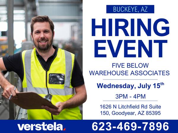Five Below Entry Level Warehouse | Hiring Event July 15th 1