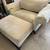 Ethan Allen White Loveseat w/ Ottoman 2 thumbnail