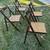 Set of Whicker Folding Chairs (4 ct.) - Vintage, Unique, and Chic 1 thumbnail