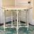 Vintage Farmhouse Gate Leg Table White Shabby Chic Oak 1 thumbnail