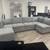 Grey 6pc modular sectional includes storage ottoman- new 2 thumbnail