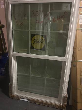 New Pella impact window with grid 35 by 60 $600 1