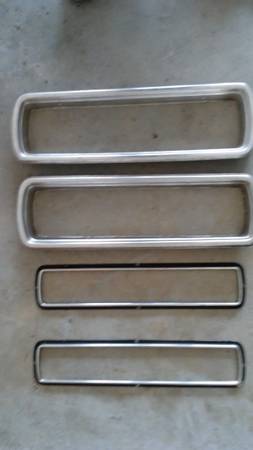 64/65 Thunderbird tail light frames 1