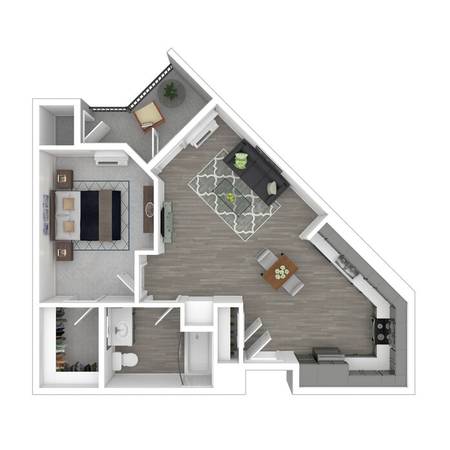 SPACIOUS 1 BEDX1BATH AVAILABLE @ST. ANTON APARTMENTS 1