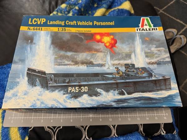 Italeri 1:35th scale #6441 LCVP Landing Craft Vehicle Personnel Model 1