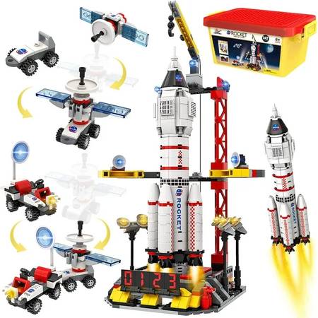 City Space Exploration Rocket Toy - Building Blocks Sets (542 PCS) NEW 1