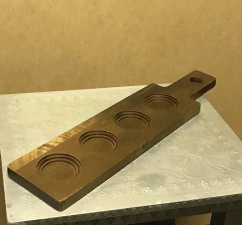 4 Cup Solid Wood Holder 1