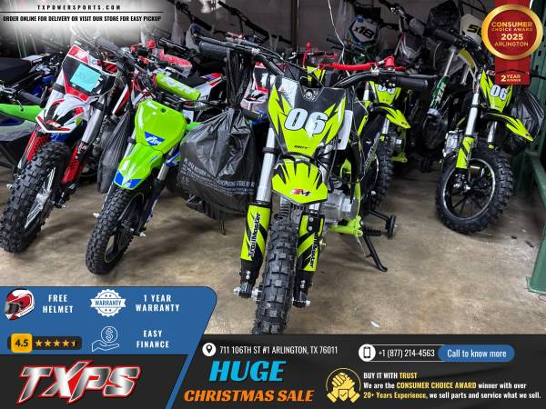 🔥TrailMaster TM06 60cc Kids Dirt Bike – Automatic | Beginner Off-Road 1