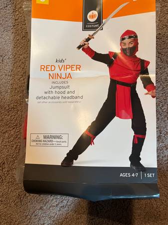 Kids ninja costume age 4-7 1