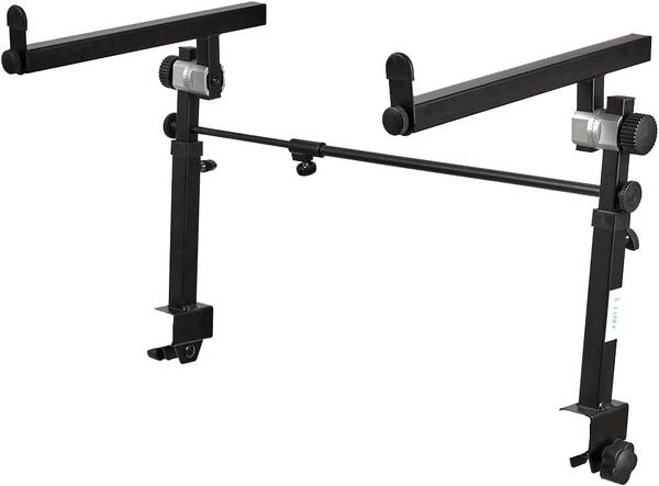 Soporte para teclado de doble nivel resistente de 88 teclas, altura y longitud ajustables - $100 (Somerville)63471381609603123