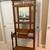 Solid Oak Hall Tree - Beveled Mirror, Brass Hooks, Umbrella Stand 1 thumbnail