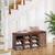 Brand New Shoe Entryway Bench with Seating Cushion and Adjustable Shelves 5 thumbnail