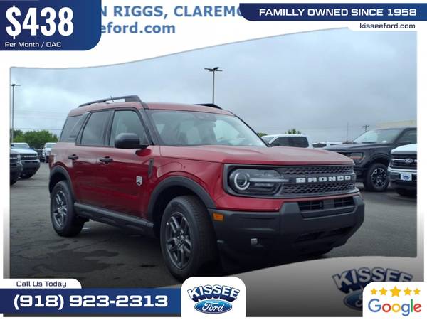 $438/mo - 2025 Ford Bronco Sport Big Bend - $30,868 (760 S Lynn Riggs Blvd, Claremore, OK 74017)63470242880899120