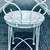 MCM Era International Wrought Iron LTD. Mini Vanity Chair 14 thumbnail