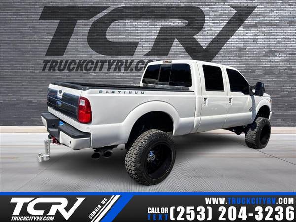 2015 Ford F-350 Super Duty Platinum Crew Cab *F-350 F350* - $34,999 (Sumner, WA)63470612363523122
