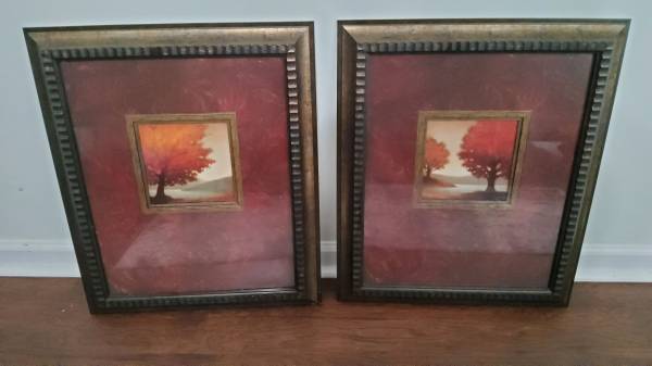 Edward Raymes Art in Motion Framed Prints – Matching Pair – 20" × 24" 1