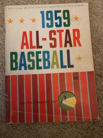1959 Baseball All Star program 1