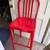 Three red stools, bar height 1 thumbnail