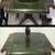 Antq English Sheraton Style 2-Tier Carved Mahogany Tooled Lther Table 5 thumbnail