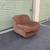 Vintage 1980s Italian Modern Scoop Chair Swivel Postmodern Retro MCM 1 thumbnail