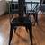 Dining Table, 4 Chairs - rustic top, strong metal base and chairs 8 thumbnail